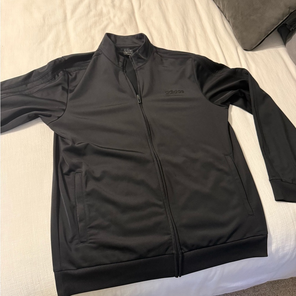 Adidas Black Zip Up Jacket